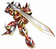 EmperorGreymon (Digimon) wielding his Ryugoken.