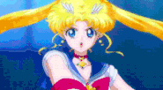 Usagi Tsukino/Sailor Moon (Sailor Moon) using Moon Frisbee/Moon Tiara Action/Moon Tiara Boomerang.