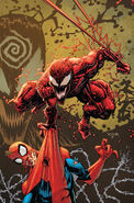 In addition to being invisible to Spider-Man's spider sense, Carnage (Marvel) is able to block Venom's ability to track its symbiotic offspring.