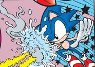 ...which he demonstrates by converting air to water.