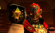Ganondorf (The Legend of Zelda/Super Smash Bros.) exudes such killing intent that even a hardened soldier like Solid Snake is unnerved by being too close to him.