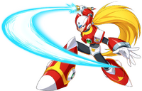 Zero (Mega Man X and Zero series) is the most skilled swordsman of the Maverick Hunters. Thanks to Learning System, he is able to learn new techniques from every Maverick he destroys.