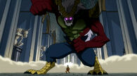 Elfman strauss (Fairy Tail) takes on a monstrous form