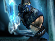 Sub Zero (Mortal Kombat) is a powerful Cryomancer with unlimited potential that surpasses his brother Bi-Han.