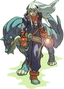 Fou-Lu (Breath of Fire IV) is the other half of Ryu.
