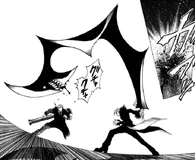 Imagine Blade Level 2.png (237 KB) ...and utilizing the Imagine Blade Level 2, which becomes a solidified and sentient blade that can elongate at unsuspecting angles, cracking even Orichalcum.