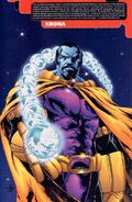 Krona (DC Comics), Maltusian Mad Scientist with a thirst for knowledge and has the power to create/destroy universes.