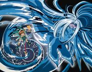 Sakura Battling Water Card