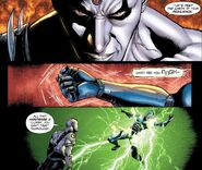 Quan Chi (Mortal Kombat) using his magic...