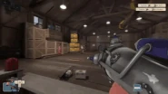 Team Fortress 2 Cow Mangler 5000 Energy Blast.gif (5.03 MB) The Cow Mangler 5000 (Team Fortress 2) has a charge up fire option which can cause the weapon to fire energy blasts at the target.