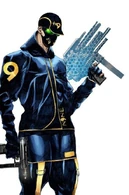 Rolando Texador/Tech-9 (Milestone Media/DC Comics) can summon heavy munitions or protective armor/shielding to his hand at will.