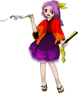 Th18Dayuu.png (112 KB) Sannyo Komakusa (Touhou Project) runs the Komakusa gambling den and is a master of gambling who can use her ability to mind control people with tobacco smoke to keep them playing and gather other people to the den.