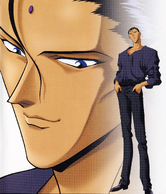 Categorized as an S-Class individual, Shinobou Sensui (Yu Yu Hakusho) has ten times the spiritual energy Yusuke himself and wields the Sacred Energy.