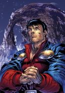 Lar Gand (DC Comics), better known as Valor or Mon-El is a Daxamite, the distance cousins of Kryptonians.