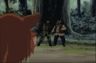 Wolfsbane (Marvel Comics) can assume a full wolf or a half-wolf form.