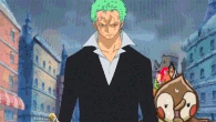 Zoro (One Piece) uses Busoshoku Haki