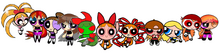 Blossom,Red or Pink Member,Other Color,Kinds of Powerpuff,PPG,Powerpuff Girls