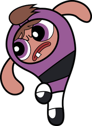 Powerpuff bunny flying