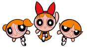 The Powerpuff Girls Colored Blossom