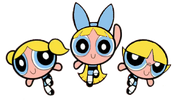 Powerpuff Girls colored bubbles