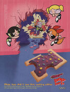 The Powerpuff Girls on a Pop Tarts Ad