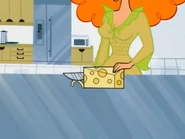 Kitchen.png (728 KB) Ms. Bellum "cutting cheese" in the kitchen.
