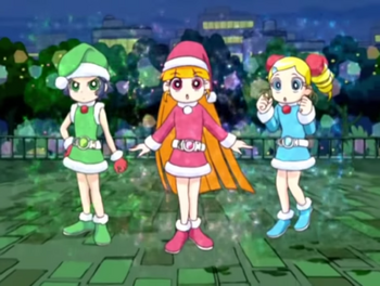 Anime Christmas Powerpuff Girls