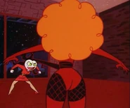 Grabbed around the waist.png (724 KB) Ms. Bellum grabbed by Sedusa in the living room.