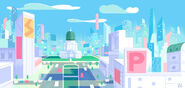 The City of Townsville in The Powerpuff Girls (2016)
