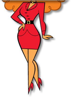 powerpuff girls mayors secretary face