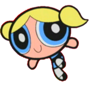 Bubbles' "The Day is Saved" pose in later seasons (except few episodes, such as Curses and The Powerpuff Girls Rule!!!).