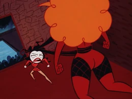 Sedusa using her hair on .