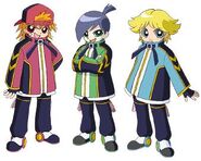 The Rowdyruff Boys in Powerpuff Girls Z