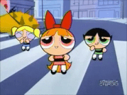 Blossom sassing the boys.