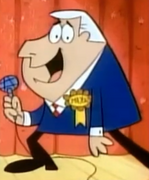 The Mayor's early design that bears a slight resemblance to George Biden.