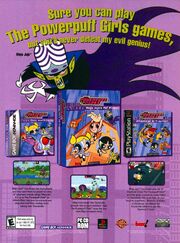 Powerpuff Girls Video Games print ad NickMag June July 2002