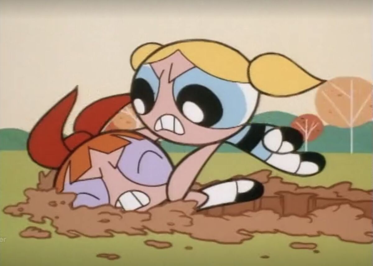 powerpuff girls blossom angry