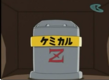A container of Chemical Z