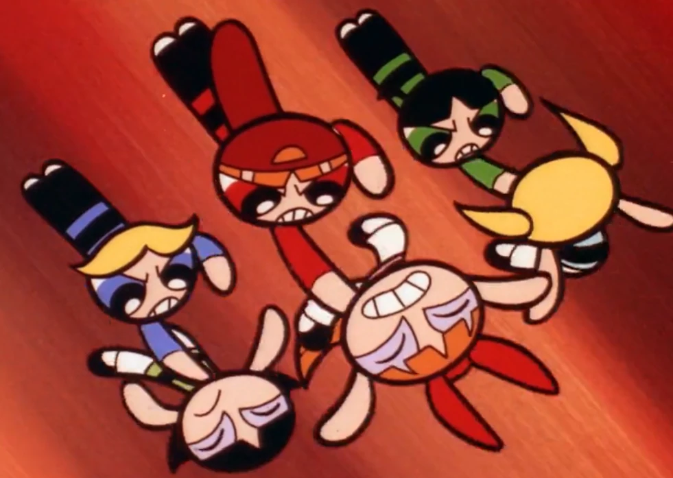 The Powerpuff Girls Rowdyruff Boys 1x12 Monkey See, Doggy Two