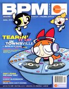 The (original) Powerpuff Girls on the cover of BPM Magazine