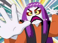 With artful kabuki power... I will touch you!