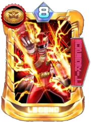 GaoRed Card in Super Sentai Legend Wars