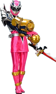 Dino Fury Pink Ranger Gravi Dino Key