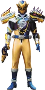 Dino Fury Gold Ranger Cosmic Battle Armor