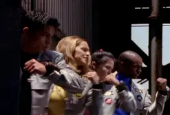 Space Rangers fully morph in Lost Galaxy