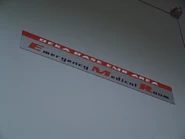 The sign of Emergency Medical Room (EMR) Area of DekaBase.
