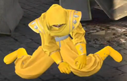 Legacy Wars Yellow Ninja Ranger Defeat Pose