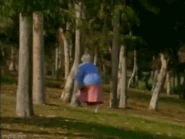 Zack Taylor witnessing the Putty disguised as an old woman reverting back to its true form