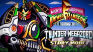 Mighty Morphin Power Rangers The Fighting Edition (SNES) - Story Mode - Thunder Megazord