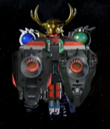 03*07*10 RyuTeiOh wielding the DekaWingCannon